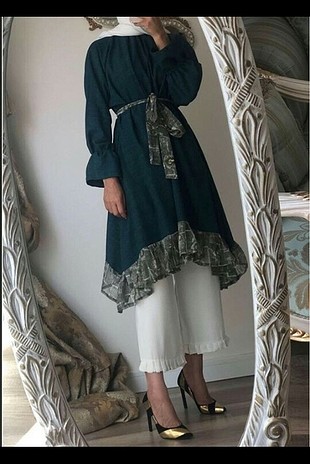 yeşil tunik