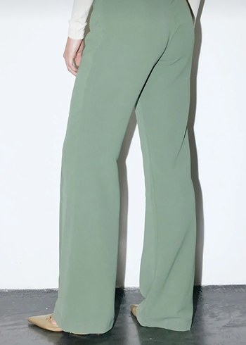 Hooopstore Yeşil kumaş pantolon - Görsel 2