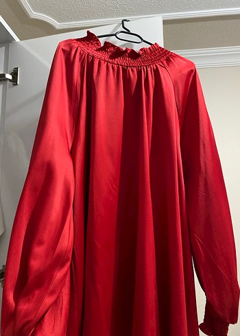 Henza saten tunik - Görsel 2