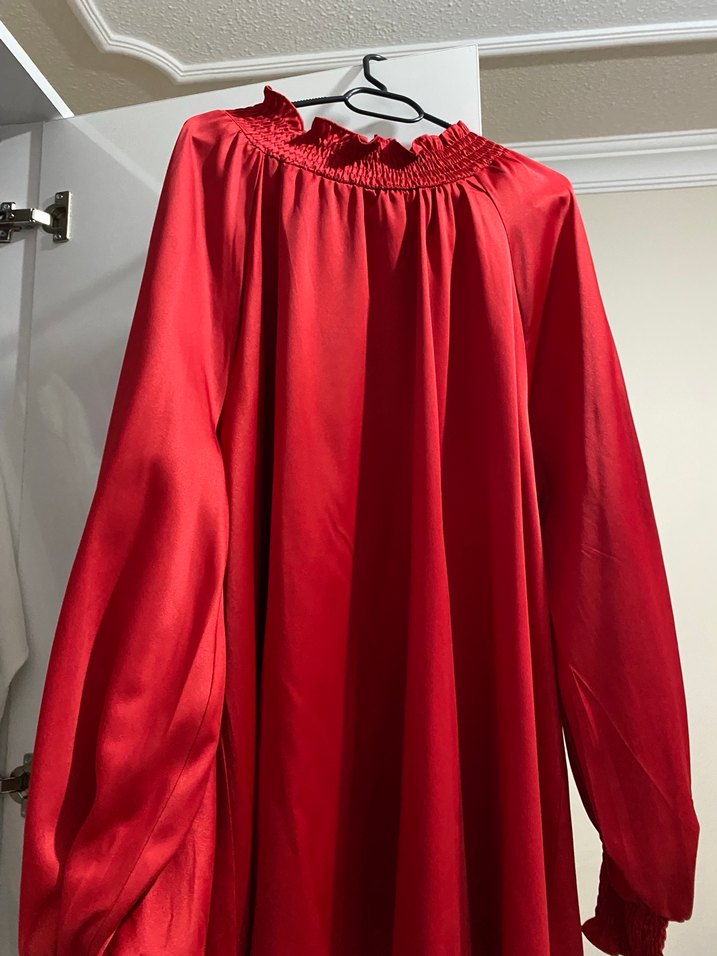 Henza saten tunik - Görsel 2