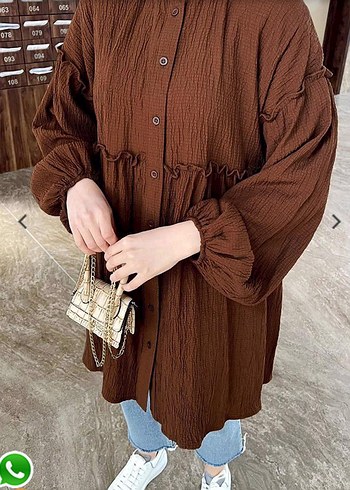 Kahverengi Tunik - Görsel 2
