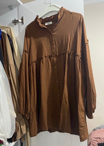 Kahverengi Tunik - Görsel 3