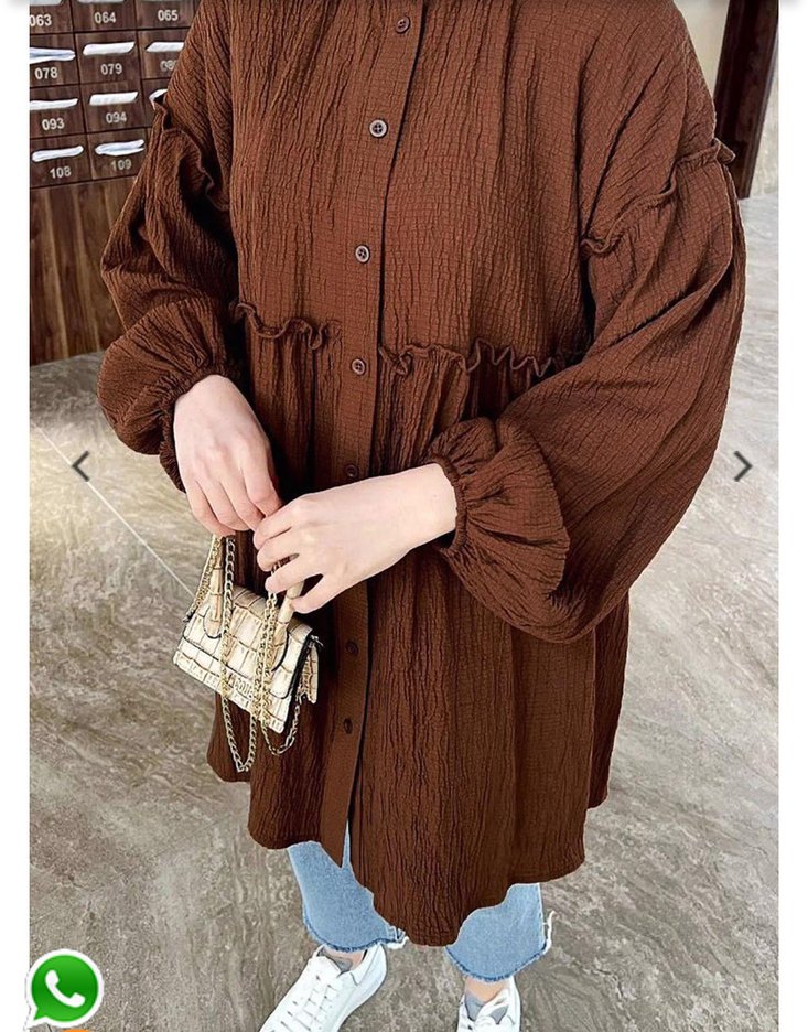 Kahverengi Tunik - Görsel 2