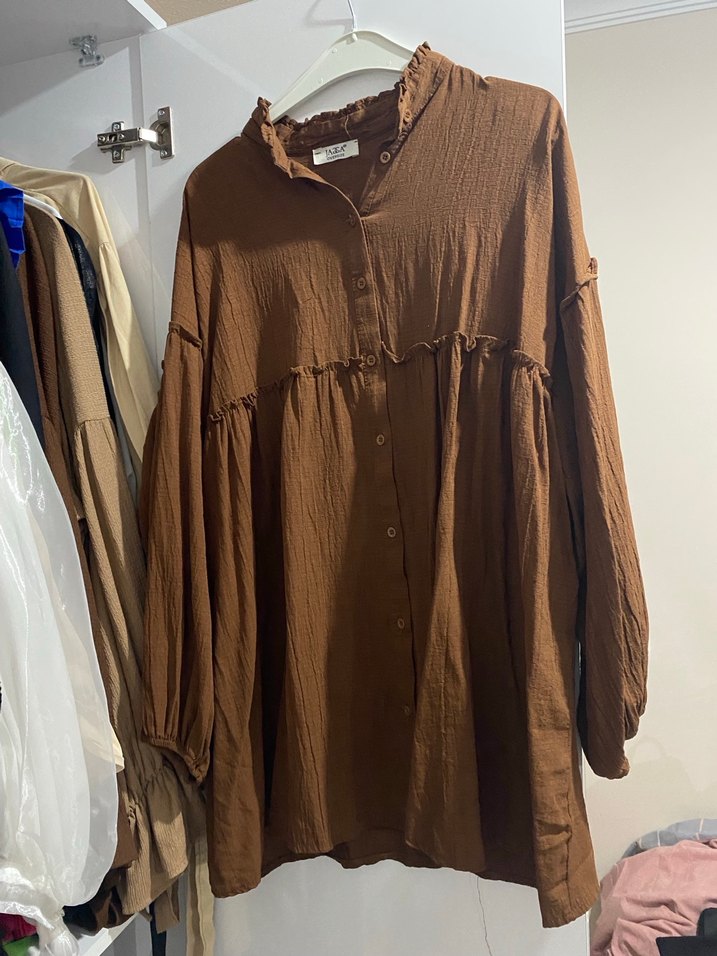 Kahverengi Tunik - Görsel 3