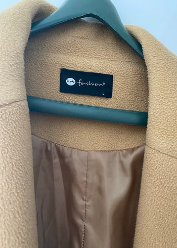 Bej Süet Kadın Midi Boy Kaban - Görsel 3