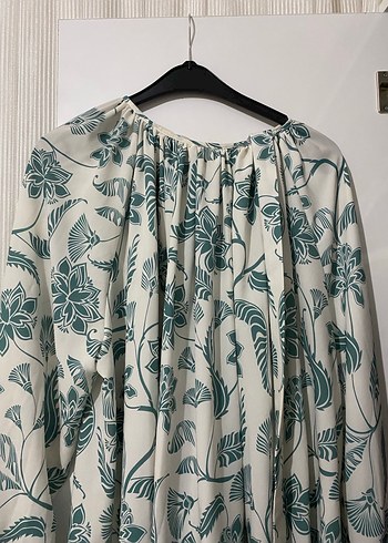 Modanisa Bohem Uzun Kol Desenli Elbise - Görsel 2