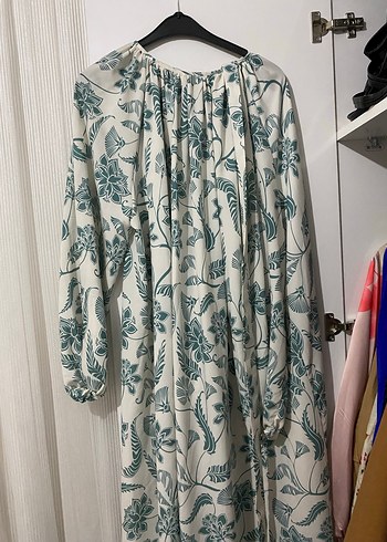 Modanisa Bohem Uzun Kol Desenli Elbise - Görsel 4