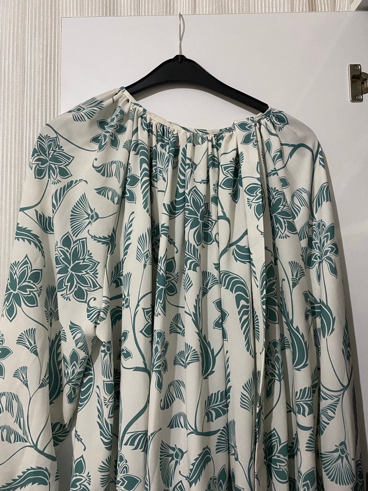 Modanisa Bohem Uzun Kol Desenli Elbise - Görsel 2