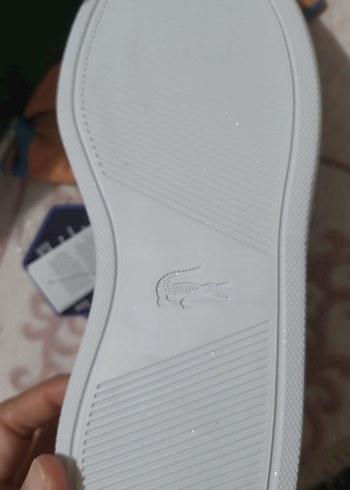 Orijinal Lacoste Kadın Mavi Spor Ayakkabı - Görsel 7