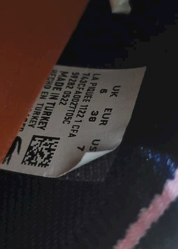 Orijinal Lacoste Kadın Mavi Spor Ayakkabı - Görsel 9