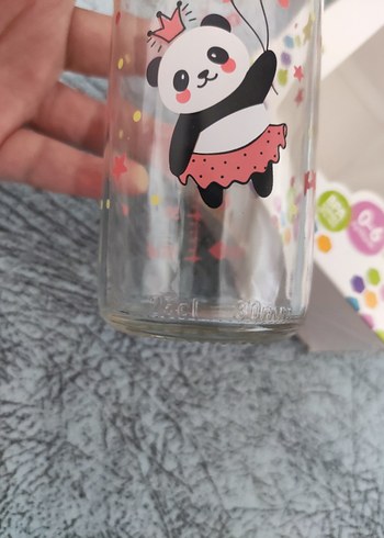 Pembe Panda Desenli Bebek Biberonu 0-6 Ay - Görsel 5