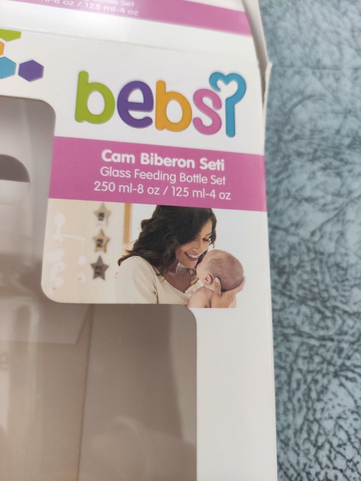 Pembe Panda Desenli Bebek Biberonu 0-6 Ay - Görsel 2