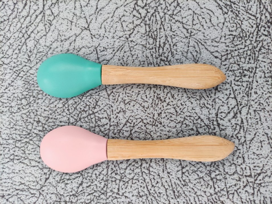 OiOi Çocuklar için Pastel Renkli Kaşık Seti - Görsel 2