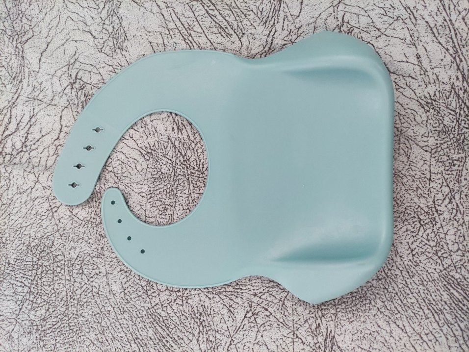 OiOi orijinal Mavi Bebek Önlüğü ve kaşık - Görsel 3