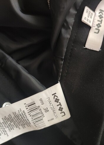 Siyah midi etek Koton - Görsel 2