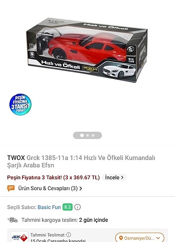 Uzaktan kumandalı Şarjlı spor Araba hızlı ve öfkeli - Görsel 7