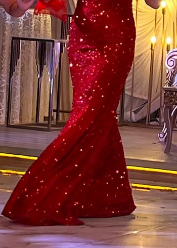 Pelerinli kına gecesi elbisesi - Görsel 3