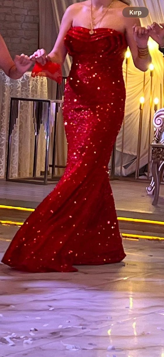 Pelerinli kına gecesi elbisesi - Görsel 3