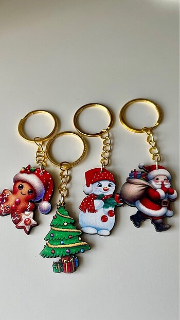 Sevimli Noel anahtarlık