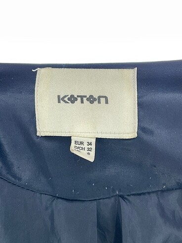 34 Beden lacivert Renk Koton Mont %70 İndirimli.