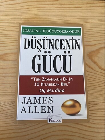 Düşüncenin gücü kitabı