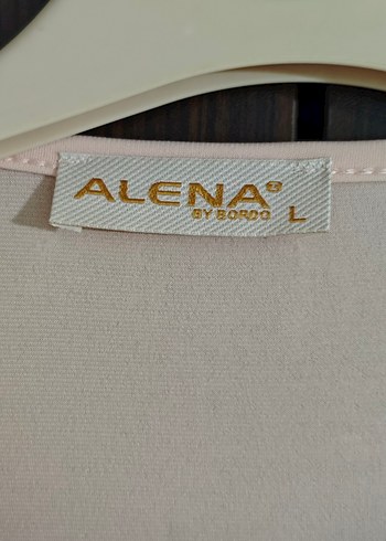 Düğmeli Bej Nakışlı Kadın Gömlek - Görsel 3