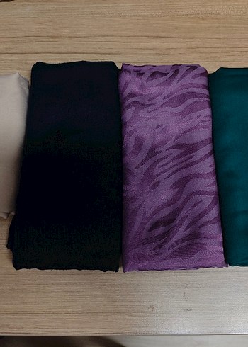 Mor Drapeli Kadın Şal - Görsel 3