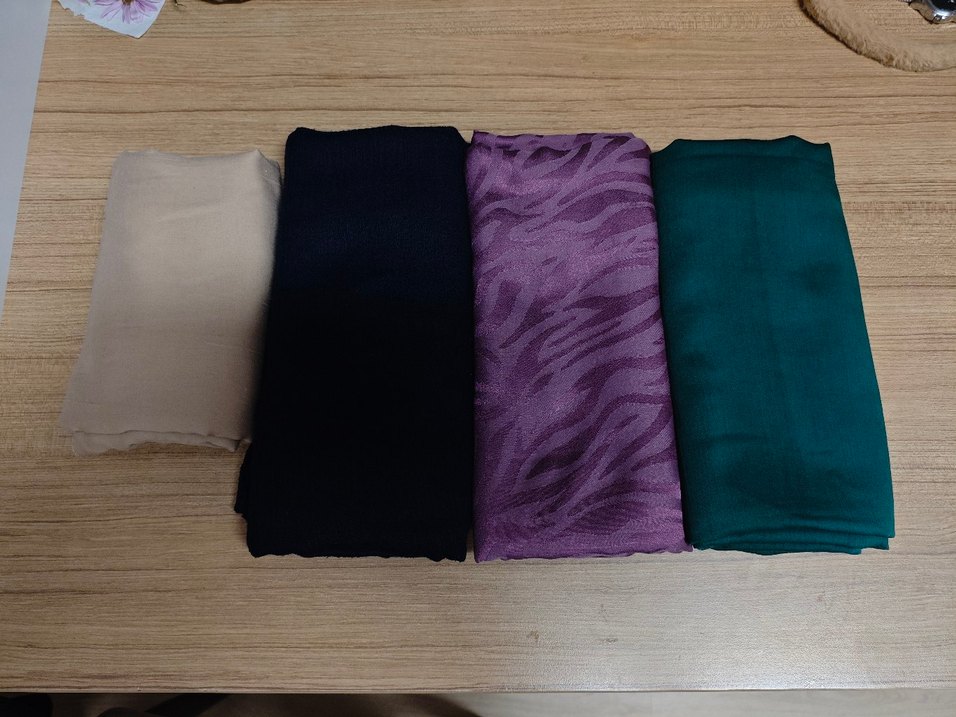 Mor Drapeli Kadın Şal - Görsel 3