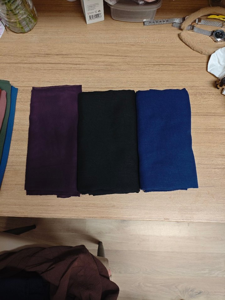 Mor Drapeli Kadın Şal - Görsel 4