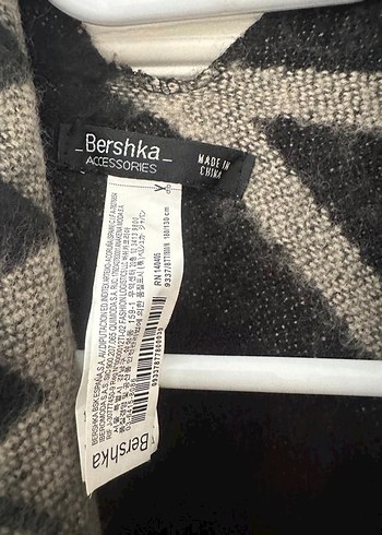 m Beden siyah Renk Bershka Etnik Desenli Siyah Uzun Bohem Panço