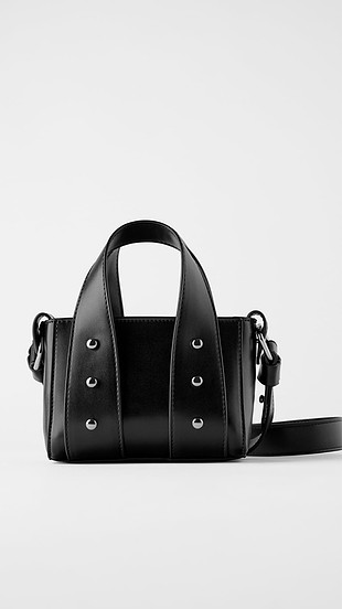 Zara mini siyah çanta