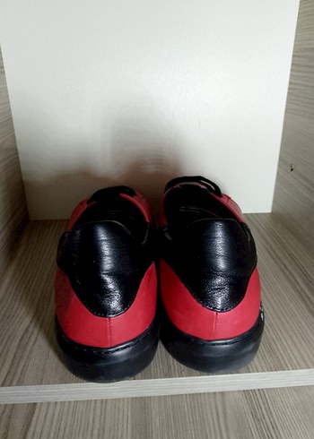 Erkek Kırmızı Sneakers Ayakkabı - Görsel 4