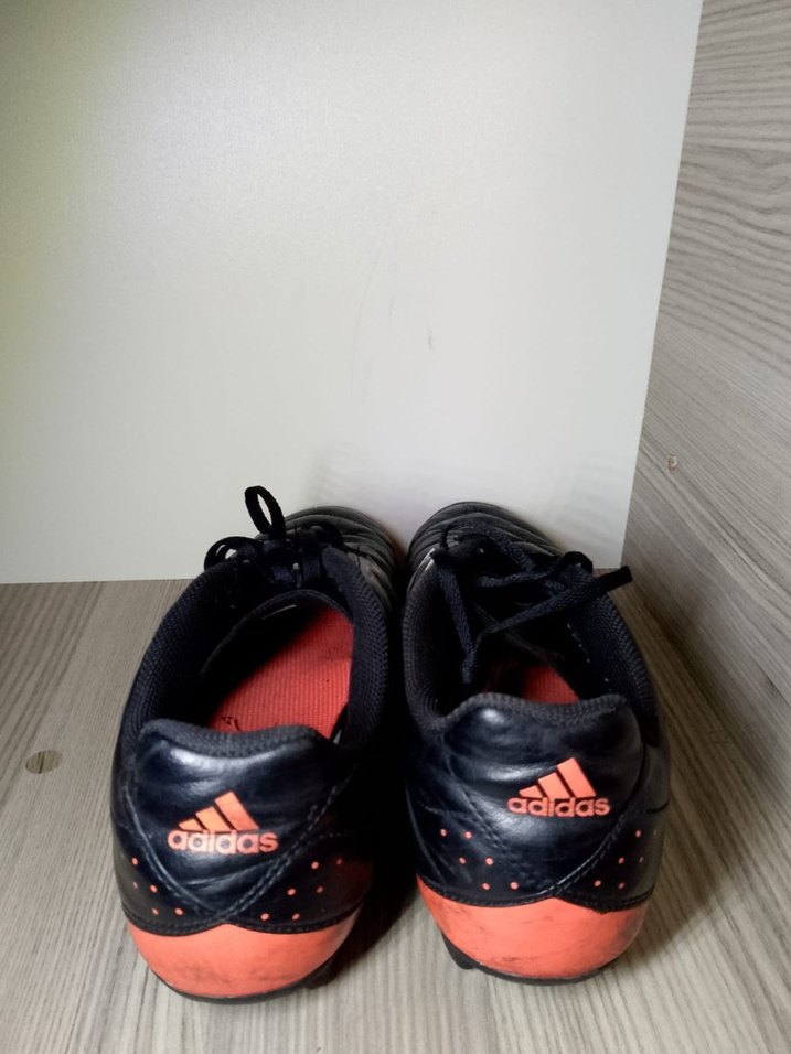 Siyah Bağcıklı Erkek Futbol Ayakkabısı - Görsel 4