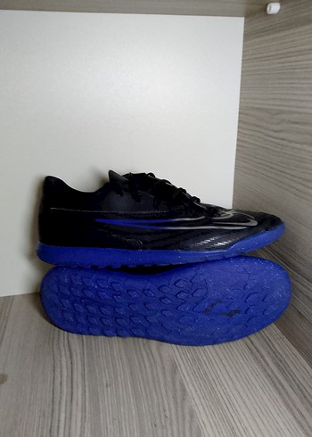 Erkek Laceli Siyah-Mavi Futbol Ayakkabısı - Görsel 5