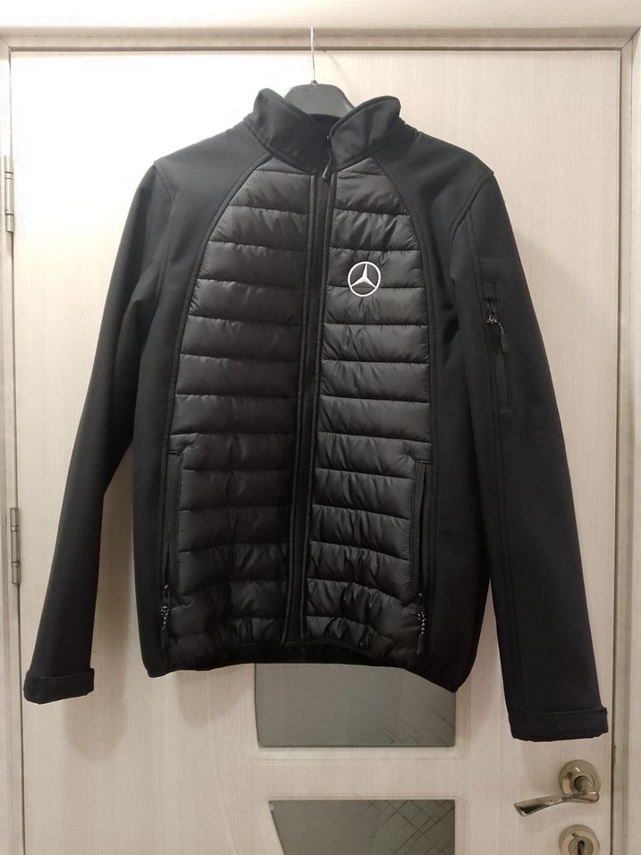 Erkek Siyah Spor Fermuarlı Biker Mont - Görsel 3