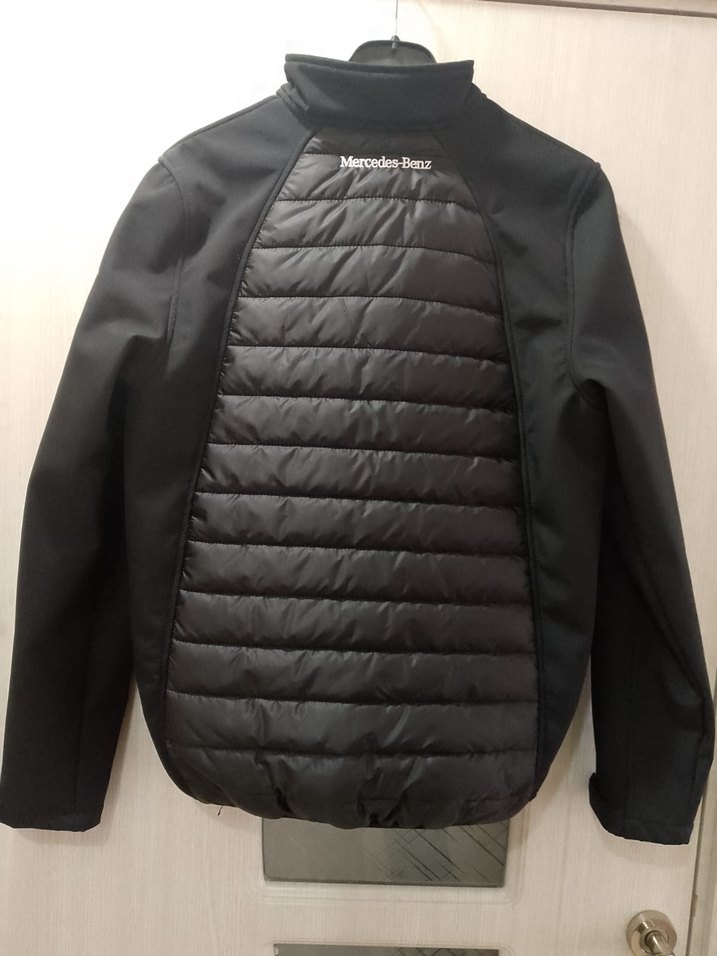 Erkek Siyah Spor Fermuarlı Biker Mont - Görsel 4