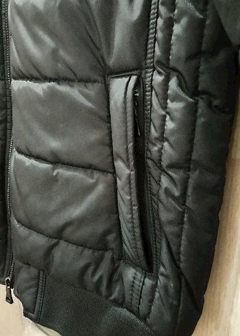 Erkek Siyah Regular Fit Sokak Stili Mont - Görsel 10