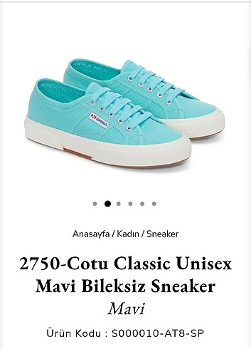 Mavi Bileksiz Sneaker - Görsel 6