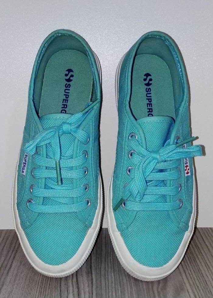 Mavi Bileksiz Sneaker - Görsel 4