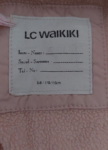 5 Yaş Beden pembe Renk Lcw kız çocuk mont