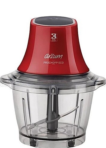 Arzum prochopp eco doğrayıcı kırmızı