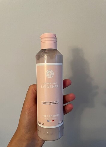 Yves Rosher evidence body milk