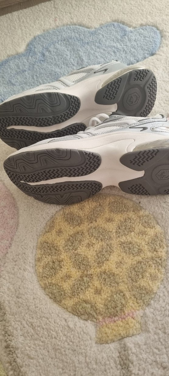 Beyaz Gri Spor Kadın Sneakers - Görsel 2