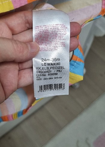 Kız Çocuk Çok Renkli Fırfırlı Elbise - Görsel 5