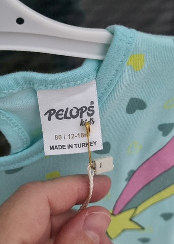 Unicorn Baskılı Kısa Kollu Bebek Takımı - Görsel 3