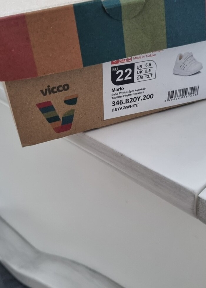 Yeni vicco beyaz çocuk ayakkabı - Görsel 3