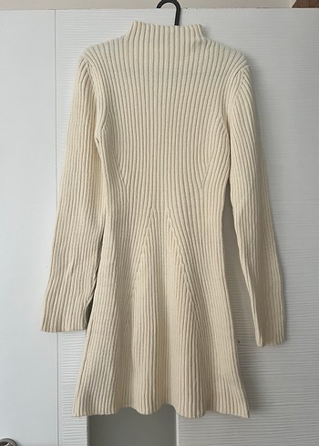 Uzun Kollu Triko Elbise - Görsel 2