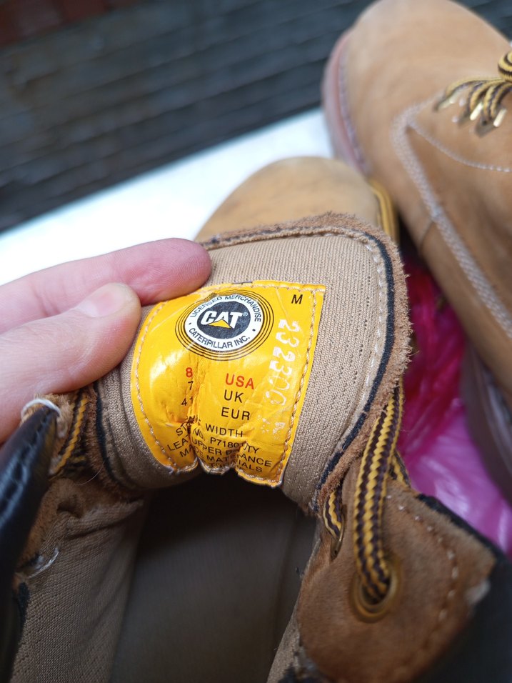 Erkek CAT Kahverengi Tokalı Bot - Görsel 5