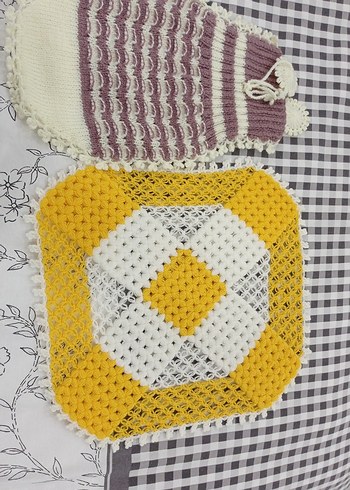 Renkli Örgü Banyo Süngeri - Görsel 3