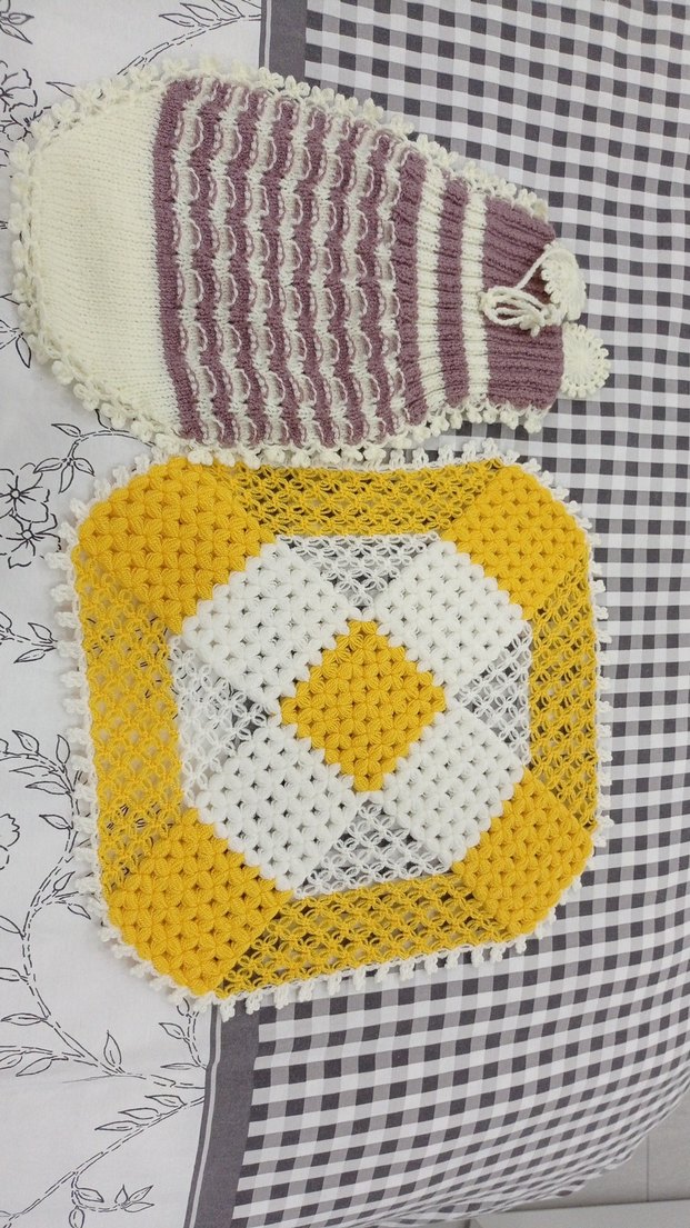 Renkli Örgü Banyo Süngeri - Görsel 3